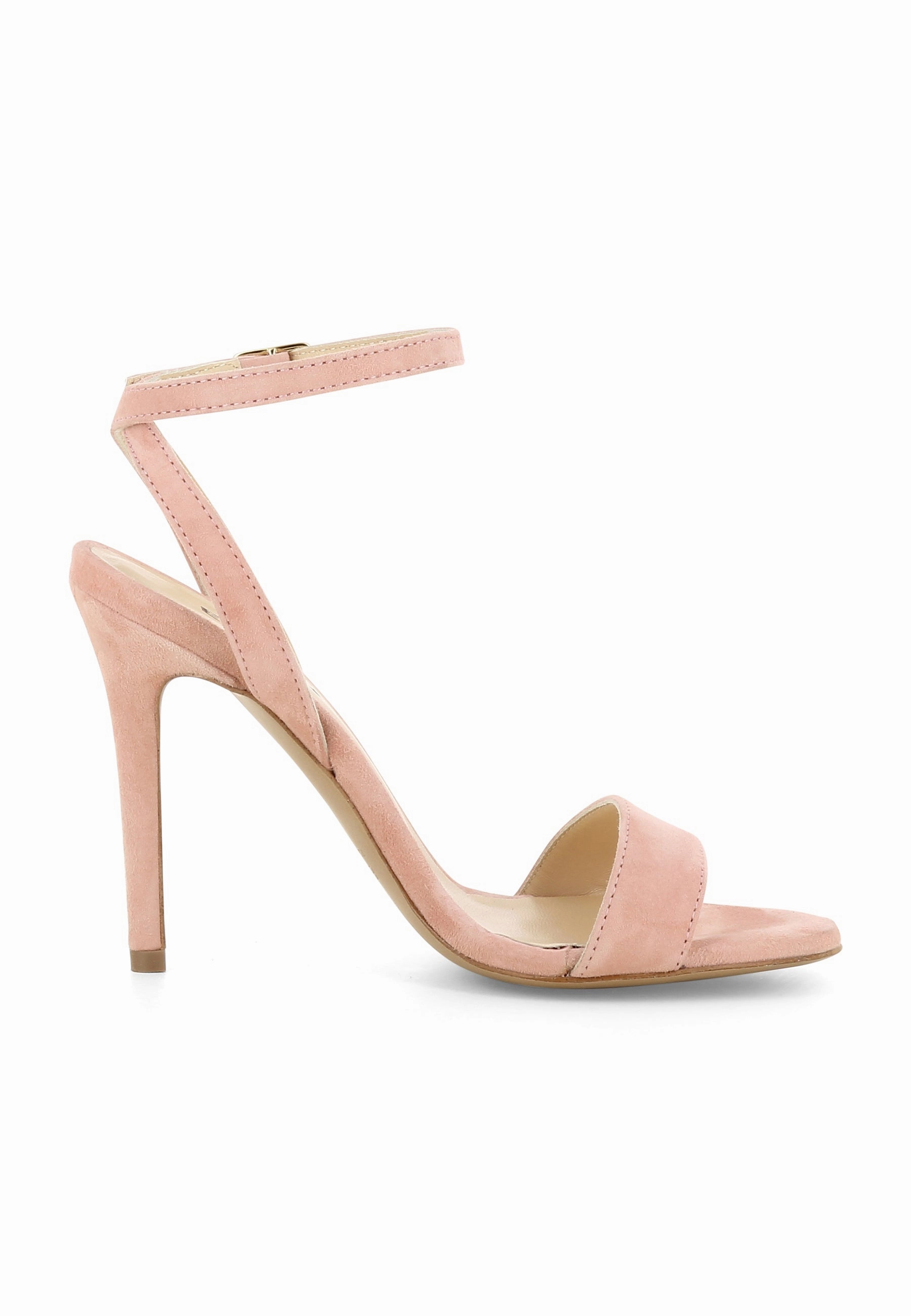 Sohle Schuhe High Heels EVA Damen Sandalette  -  Rauleder Rosa