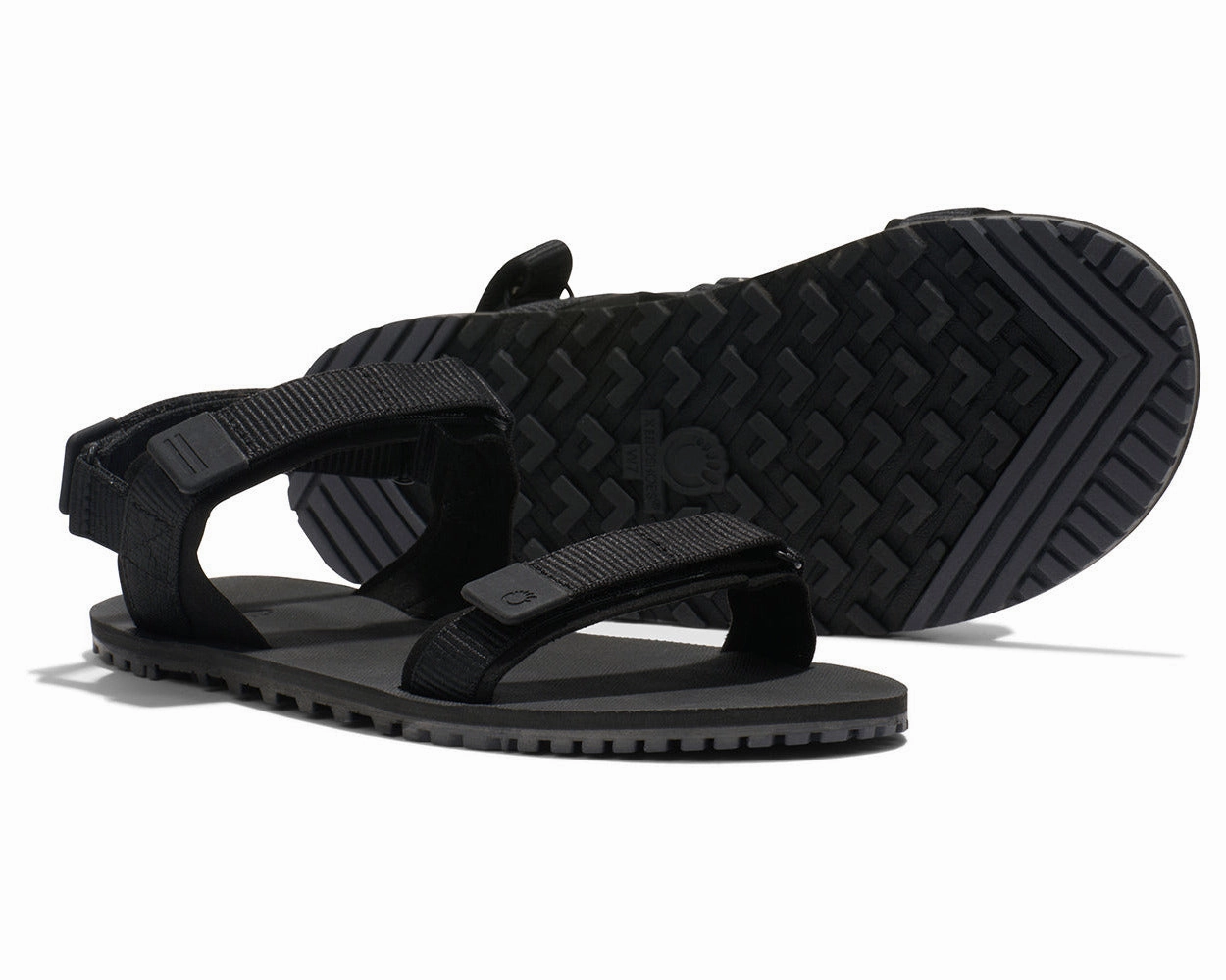 Xero Shoes D-Trail Sandale (Damen) - black / asphalt Wide Fit Sandalen Mit Absatz