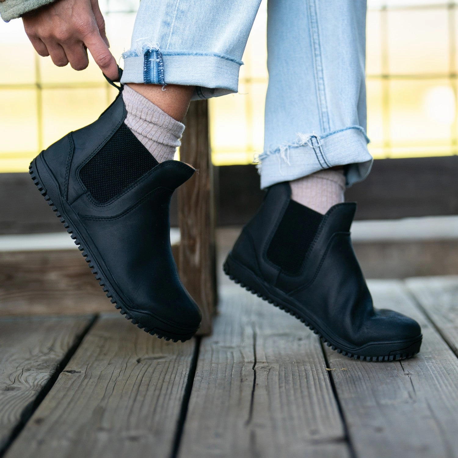 Zephyr Stiefel Xero Shoes Ridgeway Chelsea Women - black