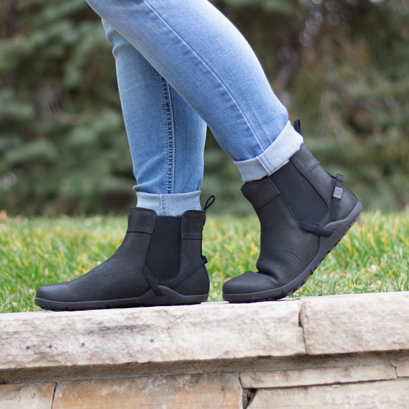 Xero Shoes Tari - schwarz (Restposten) Resole Chelsea Boots