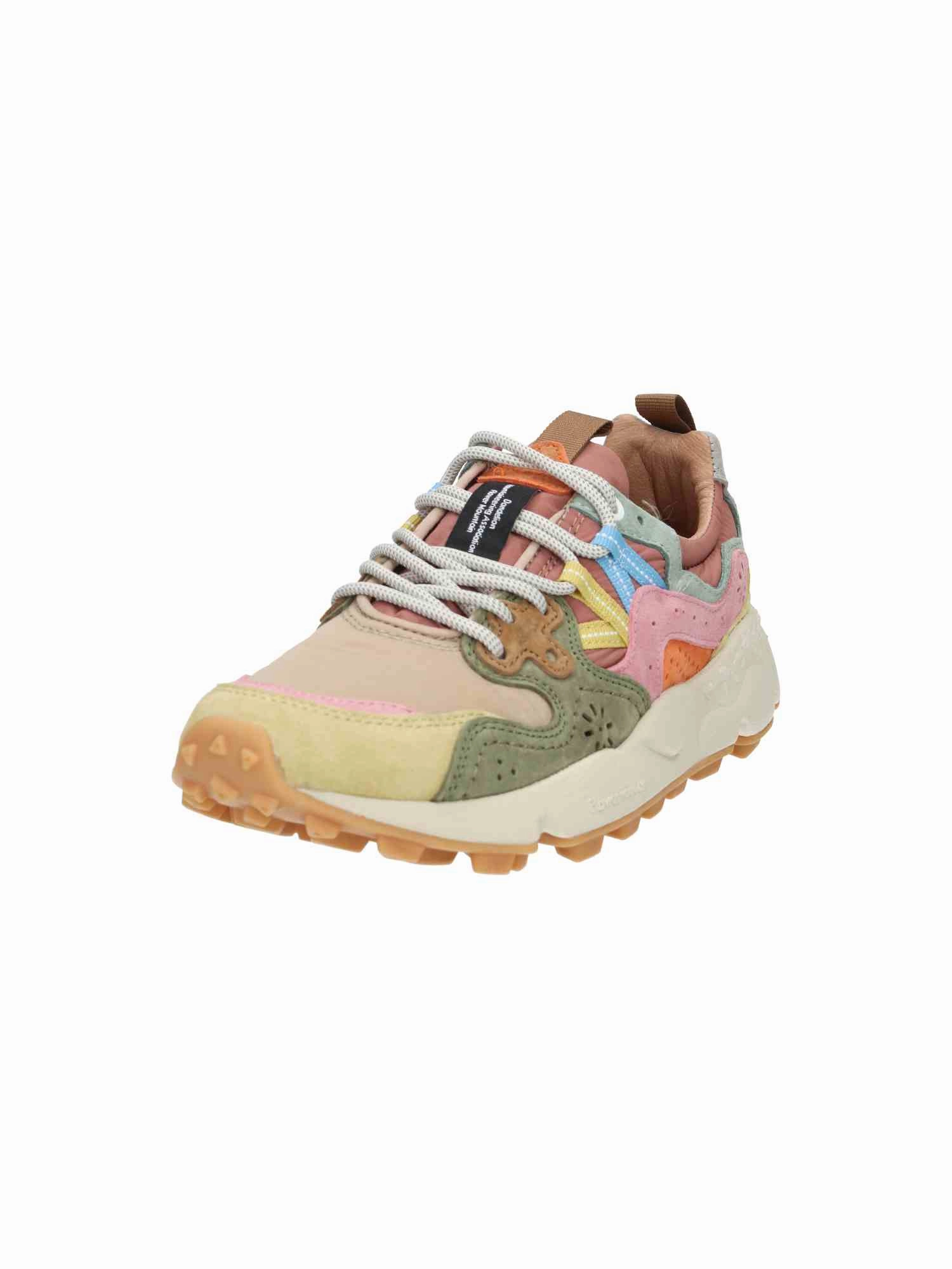 Yamano 3 Woman Suede/Nylon cream/taupe/militare Sneaker Nach Maß