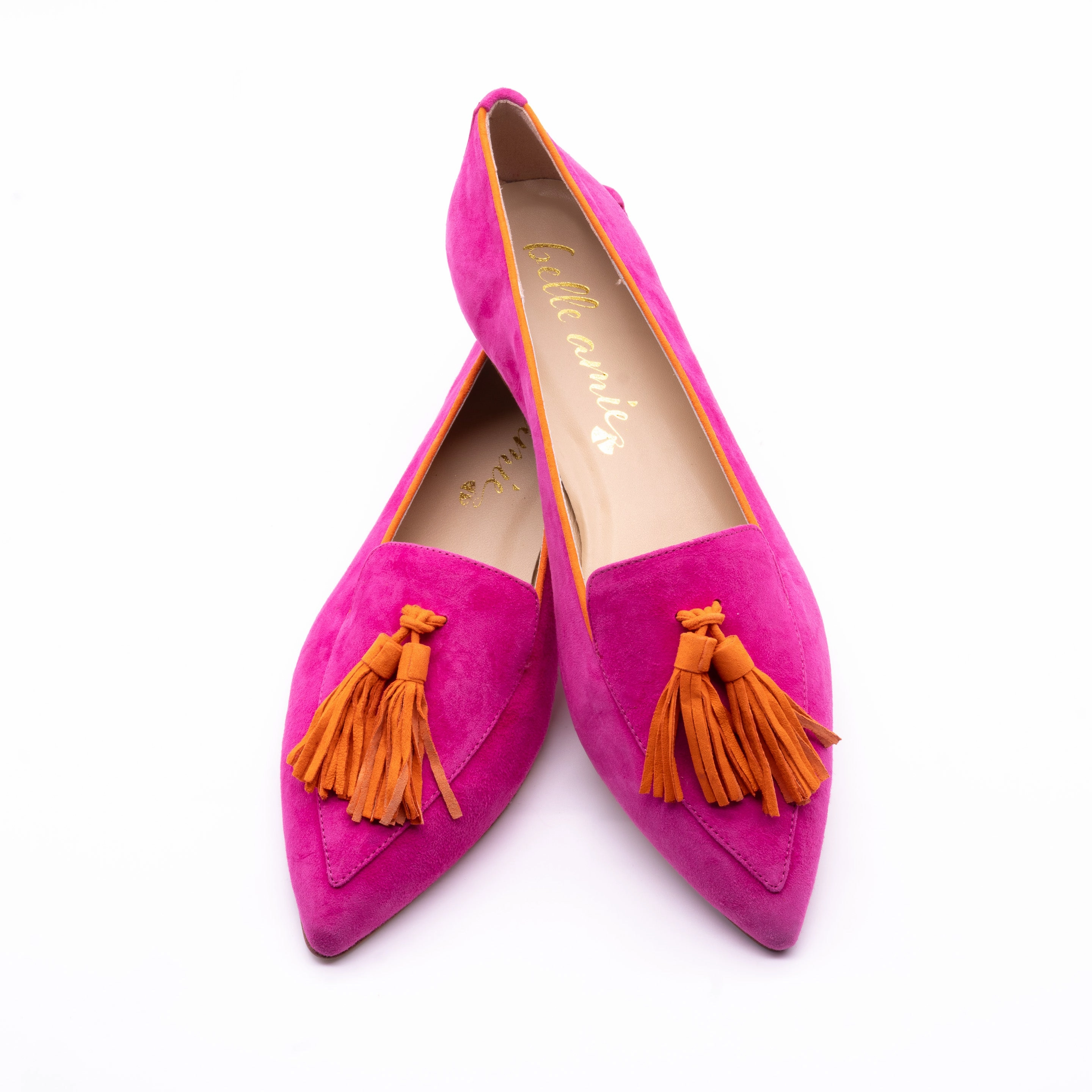 Hot Pink - Orange Walking Loafers